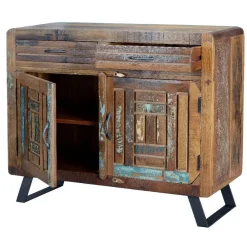 Wohnen Shabby Chic Kombi-Kommode aus Recyclingholz - Tunar