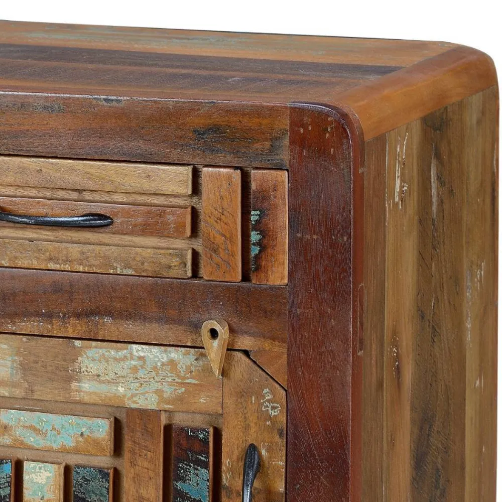 Wohnen Shabby Chic Nachtkommode aus Recyclingholz - Tunar