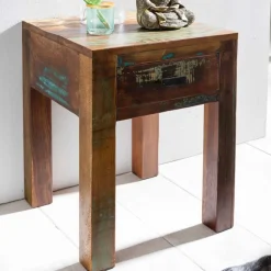 Wohnen Nachttische|Shabby Chic Möbel*Shabby Chic Nachttisch Dencig mit Schublade