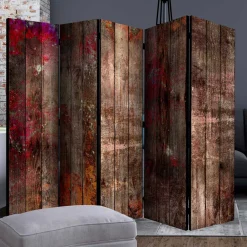 Wohnen Shabby Chic Paravent in Bretterwand Optik - Nico