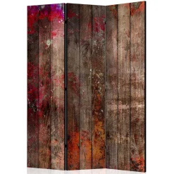 Wohnen Shabby Chic Paravent in Bretterwand Optik - Nico