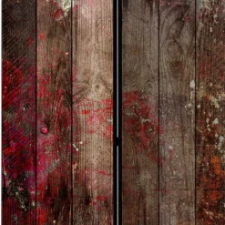 Wohnen Shabby Chic Paravent in Bretterwand Optik - Nico