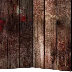 Wohnen Shabby Chic Paravent in Bretterwand Optik - Nico