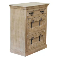 Wohnen Shabby Chic Schuhkommode in Grey Wash - Abid