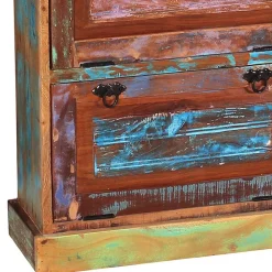Wohnen Shabby Chic Schuhschrank mit vier Klappen - Jamaica