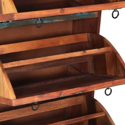 Wohnen Shabby Chic Schuhschrank mit vier Klappen - Jamaica