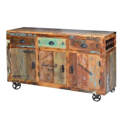 Wohnen Sideboards|Shabby Chic Möbel*Shabby Chic Sideboard aus Recyclingholz - Vatrima