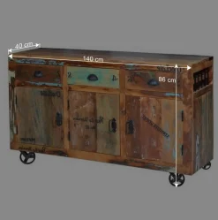 Wohnen Sideboards|Shabby Chic Möbel*Shabby Chic Sideboard aus Recyclingholz - Vatrima