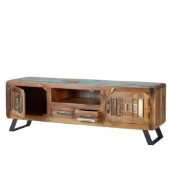 Wohnen Shabby Chic TV Lowboard aus Recyclingholz - Tunar