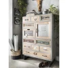 Wohnen Küchenschränke|Landhausmöbel*Shabby Design Highboard aus Recyclingholz - Nuro