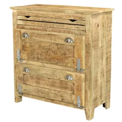 Wohnen Shabby Design Schuhschrank mit 2 Klappen - Suennas