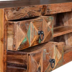 Wohnen Lowboards|Shabby Chic Möbel*Shabby Design TV Board aus Recyclingholz - Zeremonia