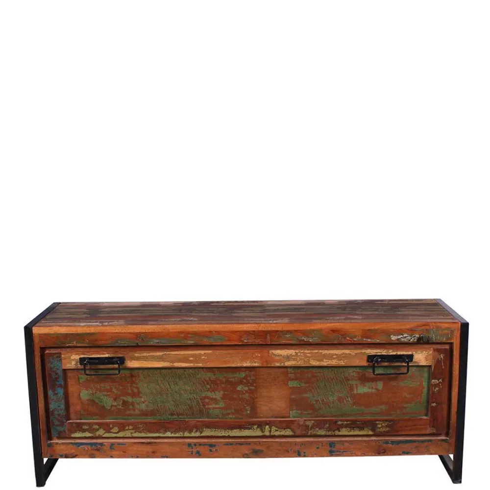 Wohnen Shabby Garderobenmöbel aus Massivholz - Ensley (sechsteilig)