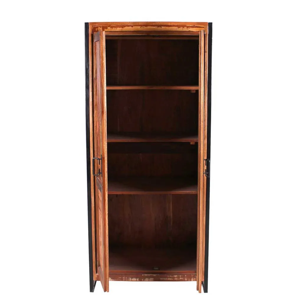 Wohnen Shabby Garderobenmöbel aus Massivholz - Ensley (sechsteilig)