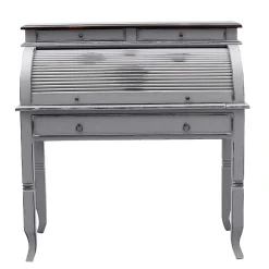 Wohnen Esszimmerschränke*Shabby Sekretär Islando in Grau und Dunkelbraun