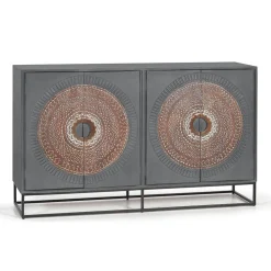 Wohnen Landhausmöbel|Sideboards*Sideboard - dekorativ mit Mandalas - Mesusco