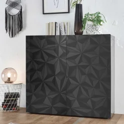 Wohnen Wohnzimmer Komplett*Sideboard & Türen-Kommode & Sofatisch - Kuriasna (dreiteilig)