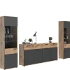 Wohnen Sideboard & zwei Vitrinenschränke Set - Lucios (dreiteilig)