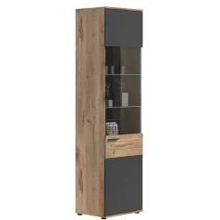 Wohnen Sideboard & zwei Vitrinenschränke Set - Lucios (dreiteilig)