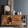Wohnen Küchenschränke|Sideboards*Sideboard aus Recyclingholz Mango & Metall - Acira