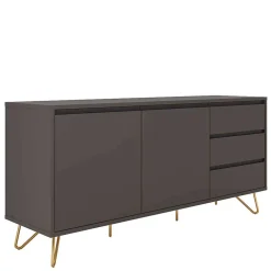 Wohnen Küchenschränke|Sideboards*Sideboard in Grau & Gold - Tajibo