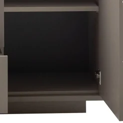 Wohnen Sideboard in Grau mit Wildeiche - Teorina