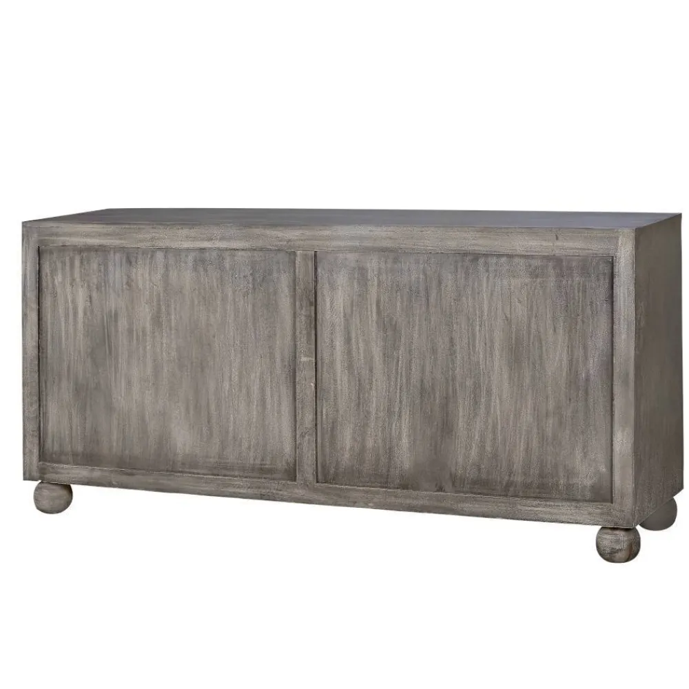 Wohnen Landhausmöbel|Küchenschränke*Sideboard in Grey Wash Mangoholz - Buama