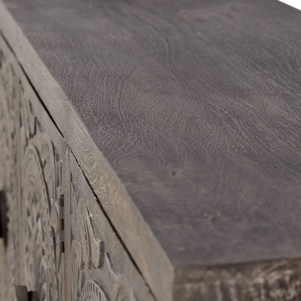 Wohnen Landhausmöbel|Küchenschränke*Sideboard in Grey Wash Mangoholz - Buama