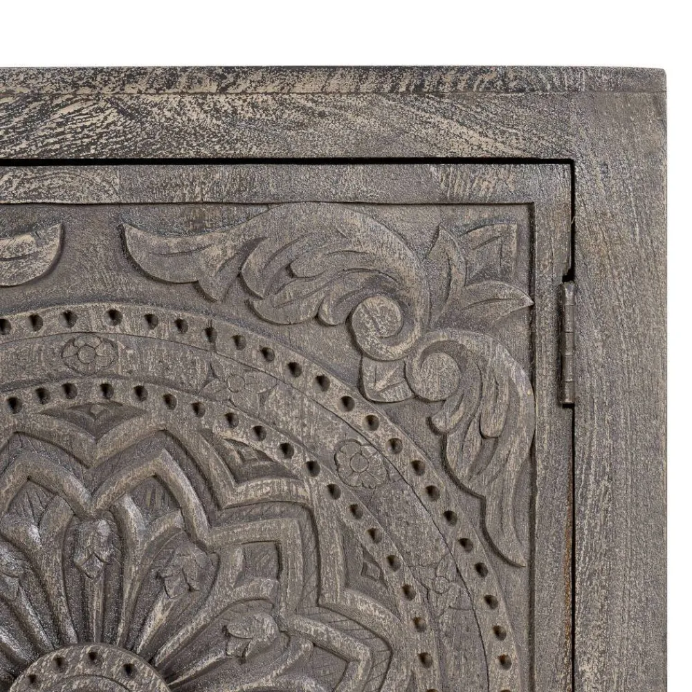 Wohnen Landhausmöbel|Küchenschränke*Sideboard in Grey Wash Mangoholz - Buama