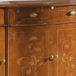 Wohnen Sideboards*Sideboard in Nussbaum mit Ranken Dekor - Carlenna