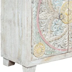 Wohnen Sideboard in White Wash und Pastellfarben - Cranita