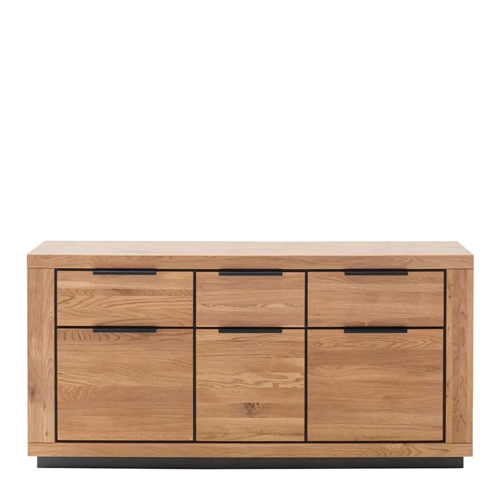 Wohnen Sideboards & Kommoden|Sideboards & Kommoden*Sideboard in Wildeiche mit Schwarz - Vlacoma