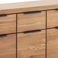 Wohnen Sideboards & Kommoden|Sideboards & Kommoden*Sideboard in Wildeiche mit Schwarz - Vlacoma