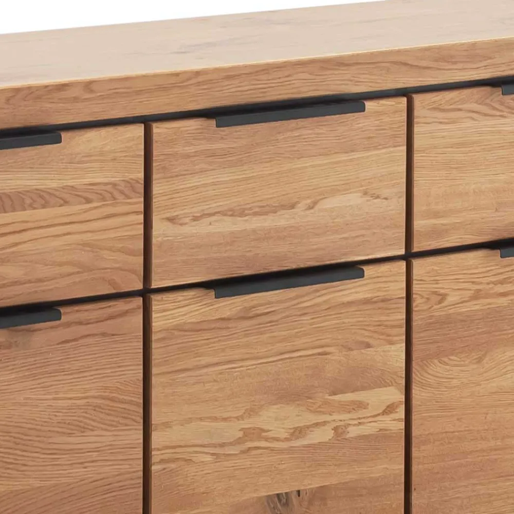 Wohnen Sideboards & Kommoden|Sideboards & Kommoden*Sideboard in Wildeiche mit Schwarz - Vlacoma