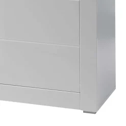 Wohnen Sideboard mit 3 gedämpften Türen Mextra in Weiß Hochglanz