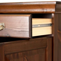 Wohnen Kolonialmöbel*Sideboard mit Glas im Kolonialstil - Jurcavs