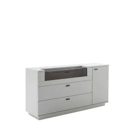 Wohnen Sideboard mit Glas Klappe & Tür - Apulco