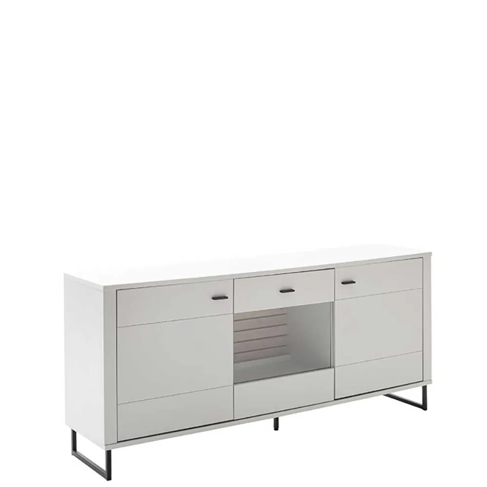 Wohnen Sideboards*Sideboard mit Glaseinsatz modern - Varzino