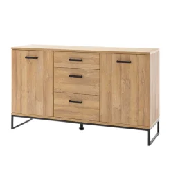 Wohnen Sideboards*Sideboard mit schwarzem Bügelgestell offen - Truvisas