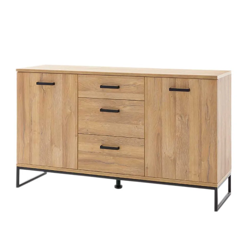 Wohnen Sideboards*Sideboard mit schwarzem Bügelgestell offen - Truvisas