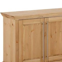 Wohnen Landhausmöbel|Küchenschränke*Sideboard mit vier Türen aus Kiefer massiv - Noellisa