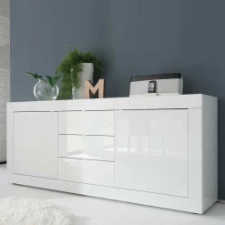 Wohnen Sideboards*Sideboard Sogno in Hochglanz Weiß