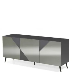 Wohnen Sideboards|Designermöbel*Sideboard teilweise mit Spiegelglas beschichtet - Razepta I