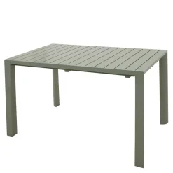 Wohnen Graue Möbel|Metall-Gartenmöbel*Silbergrauer Gartentisch mit Front Butterflyauszug - Sergio