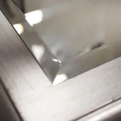 Wohnen Jugendzimmertische|Kinderschreibtische*Silberner Schreibtisch mit Verspiegelung - Adda