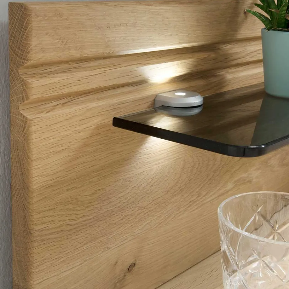 Wohnen Betten|Betten*Singlebett & Nachtkommode Kombi Set - Emdsiva (zweiteilig)