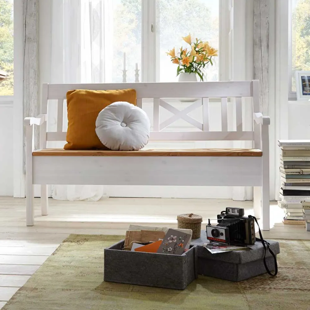 Wohnen Sitzbank Lugon mit Stauraum