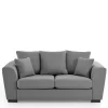 Wohnen Sofas|Sofa*2-Sitzer Couch in Grau Webstoff - Krista