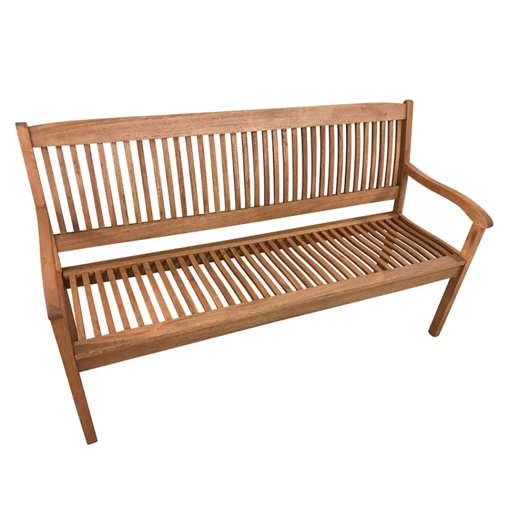 Wohnen Gartenbänke|Küchenbänke*3-Sitzer Gartenbank Leggera aus Akazie massiv