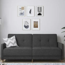 Wohnen Schlafsofas*3-Sitzer Klappcouch in modernem Design - Danjata